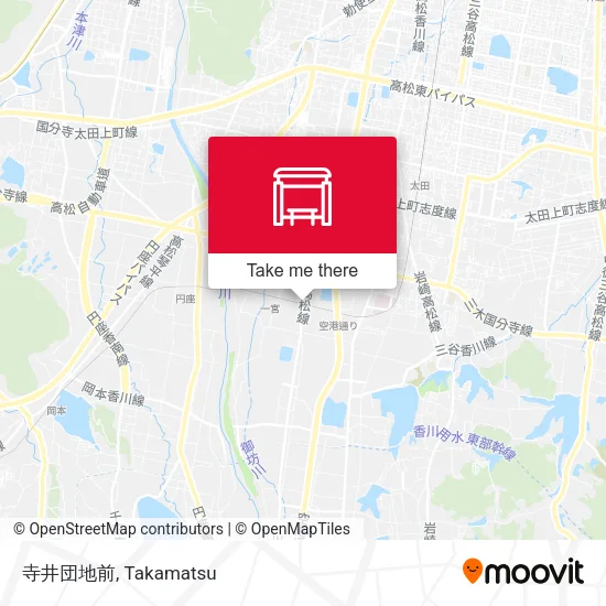 寺井団地前 map