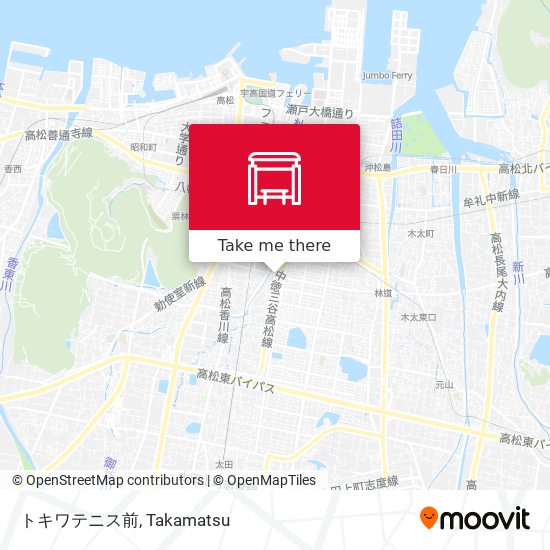 トキワテニス前 map