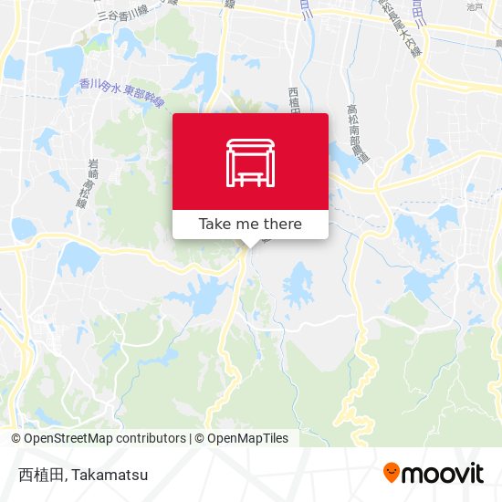 西植田 map
