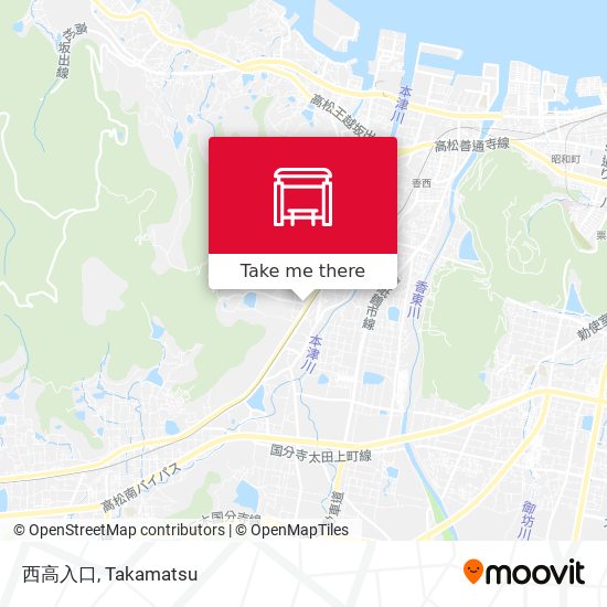 西高入口 map