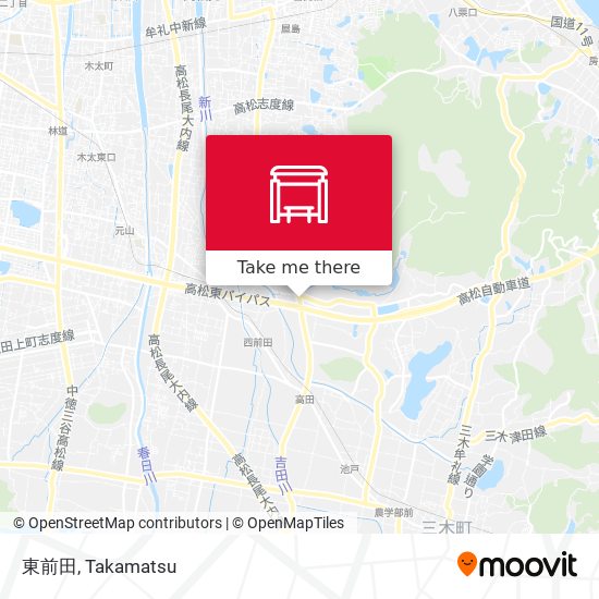 東前田 map