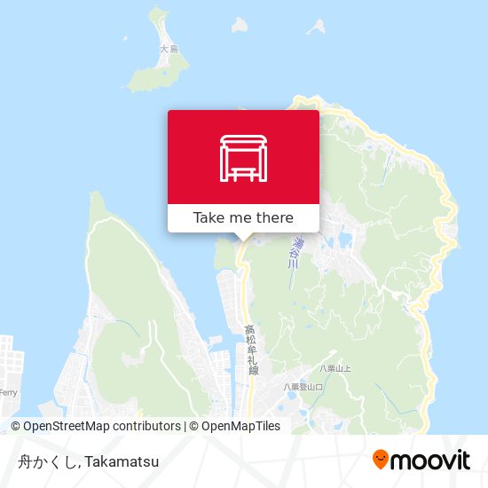 舟かくし map