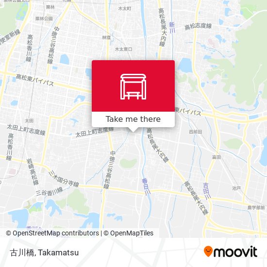 古川橋 map
