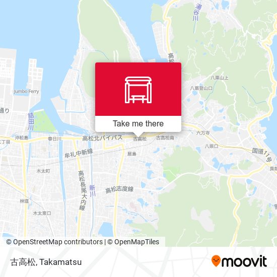 古高松 map