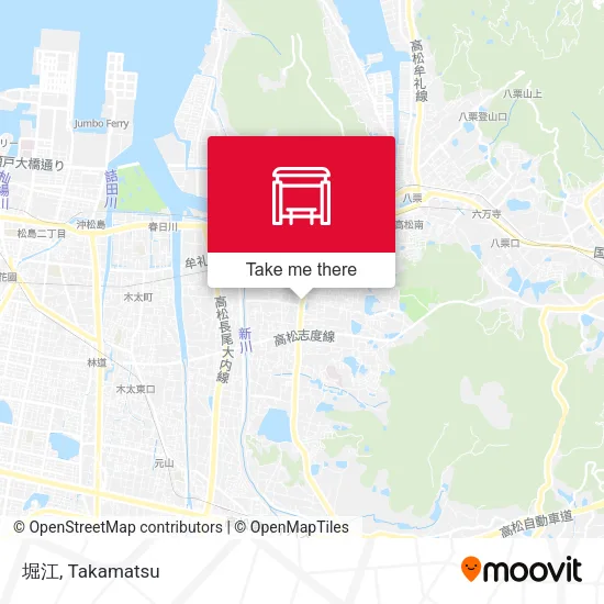 堀江 map