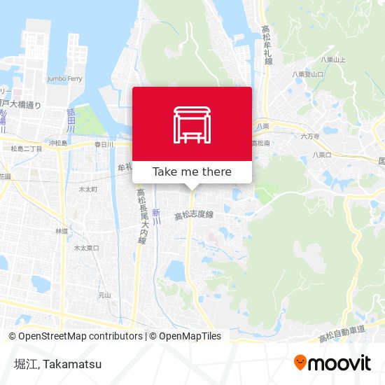 堀江 map