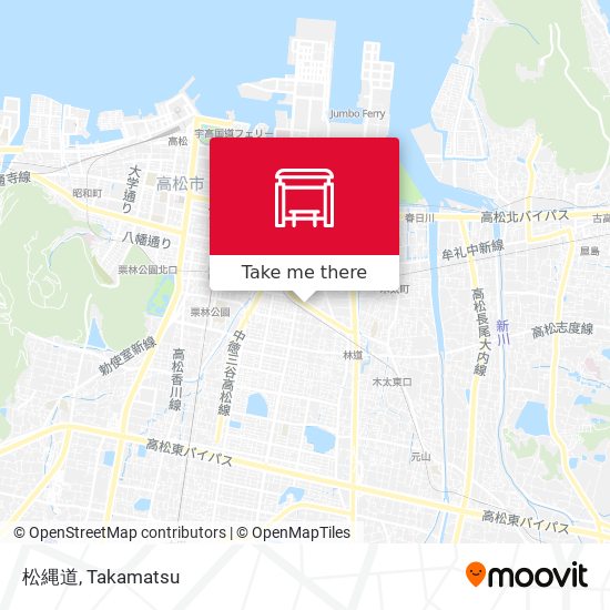 松縄道 map