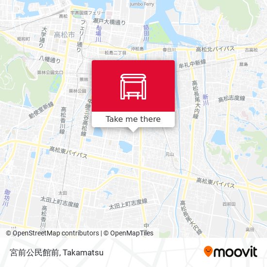 宮前公民館前 map