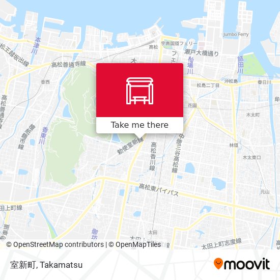 室新町 map