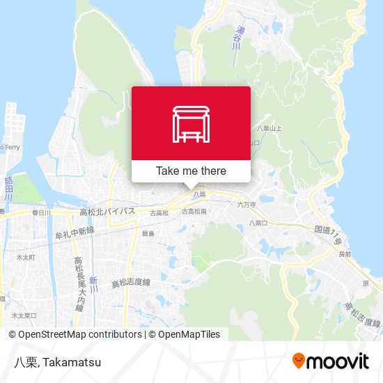 八栗 map