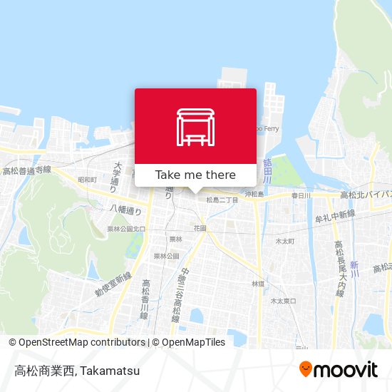 高松商業西 map