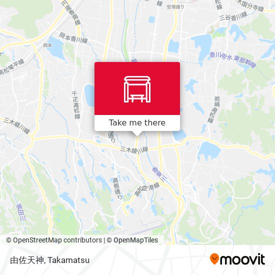 由佐天神 map