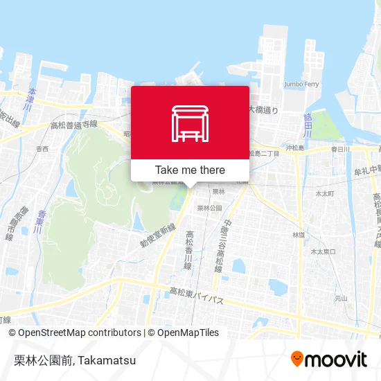 栗林公園前 map