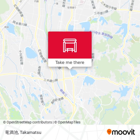 竜満池 map
