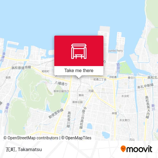 瓦町 map