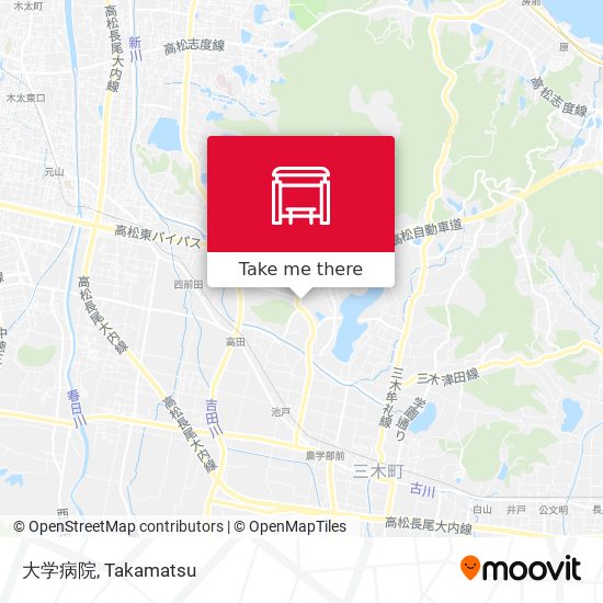 大学病院 map