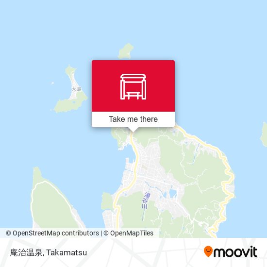 庵治温泉 map