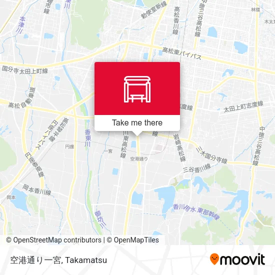 空港通り一宮 map