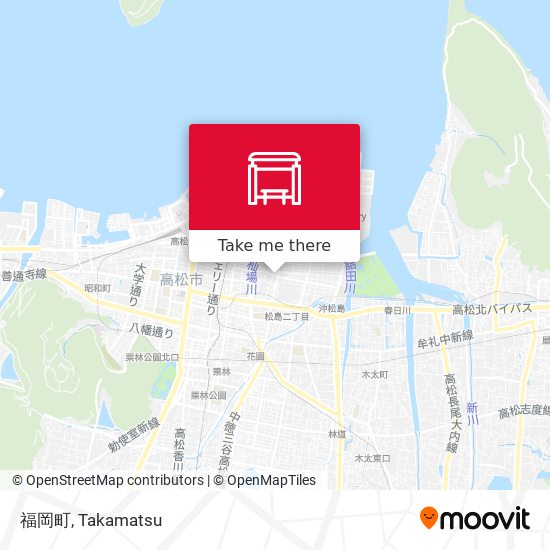 福岡町 map
