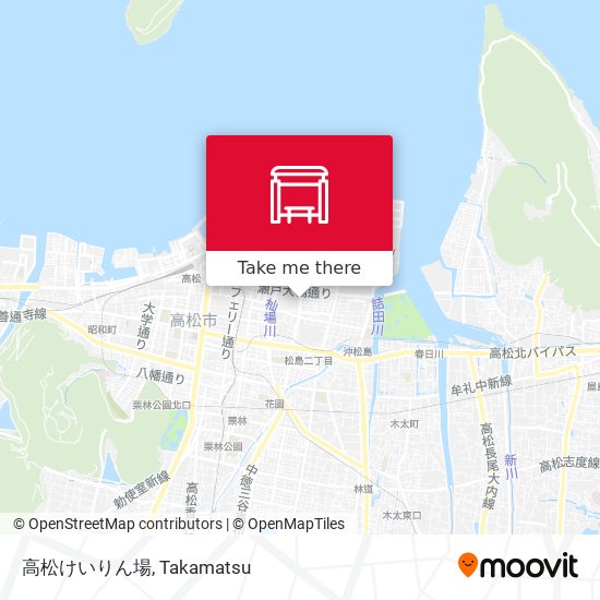 高松けいりん場 map