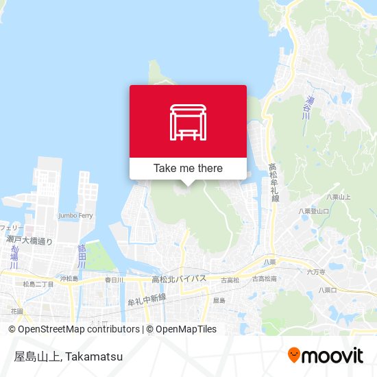 屋島山上 map