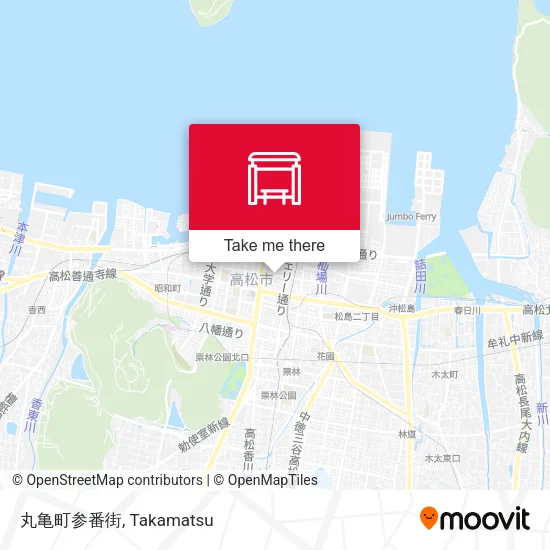 丸亀町参番街 map