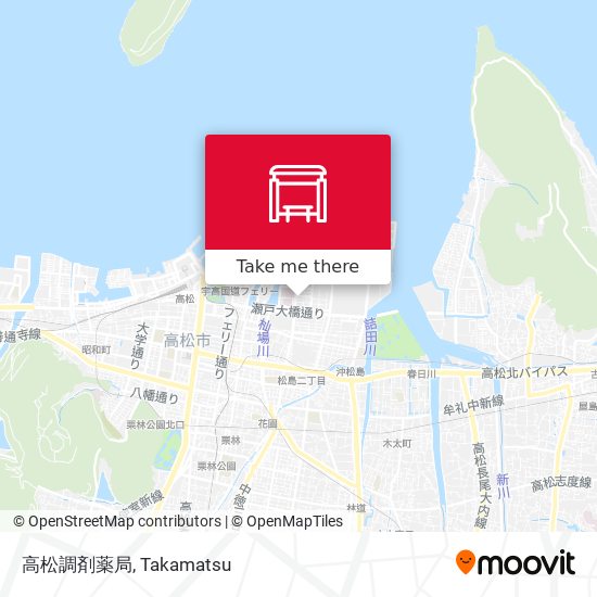 高松調剤薬局 map