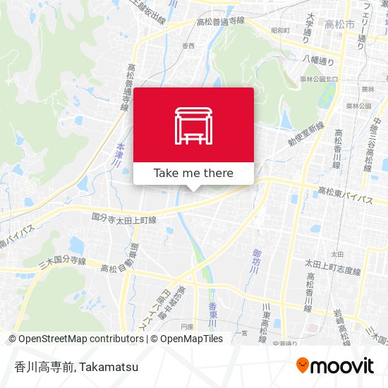 香川高専前 map