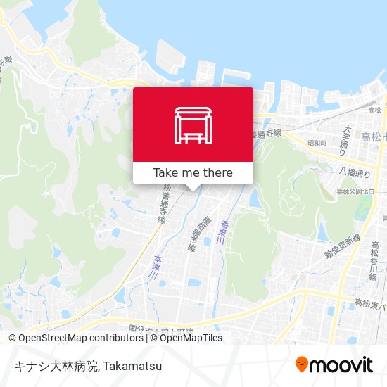 キナシ大林病院 map