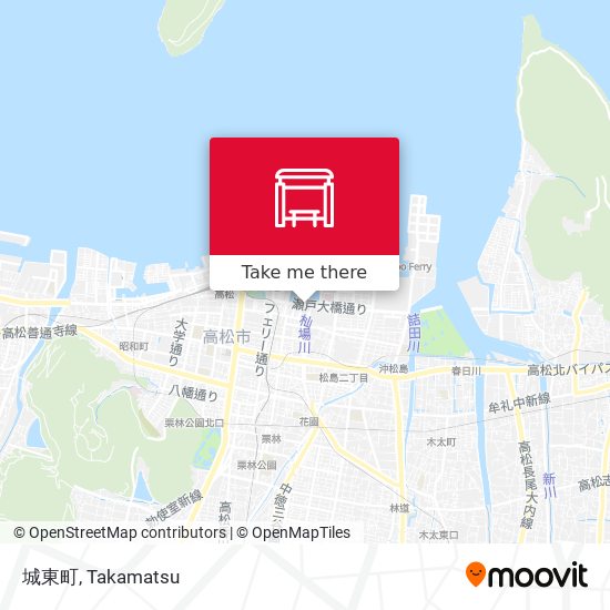 城東町 map
