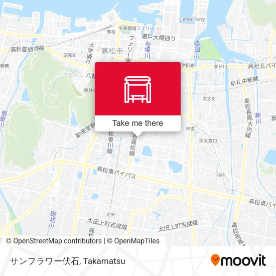 サンフラワー伏石 map