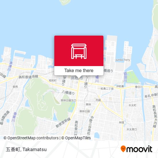 五番町 map