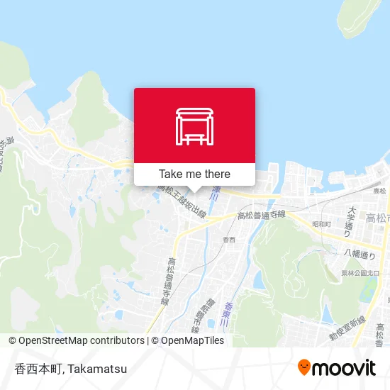 香西本町 map