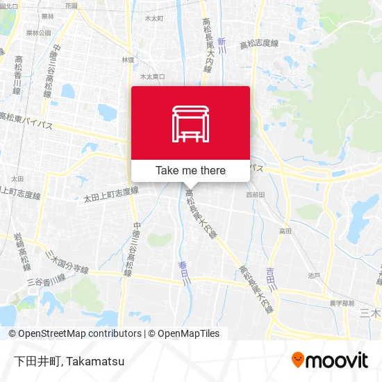 下田井町 map