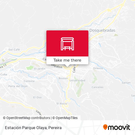 Mapa de Estación Parque Olaya