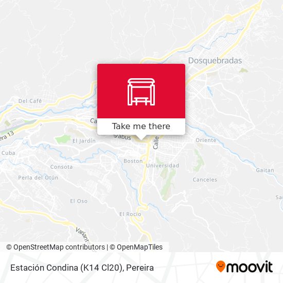 Mapa de Estación Condina (K14 Cl20)