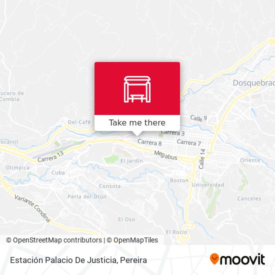Estación Palacio De Justicia map