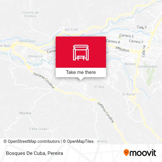 Bosques De Cuba map