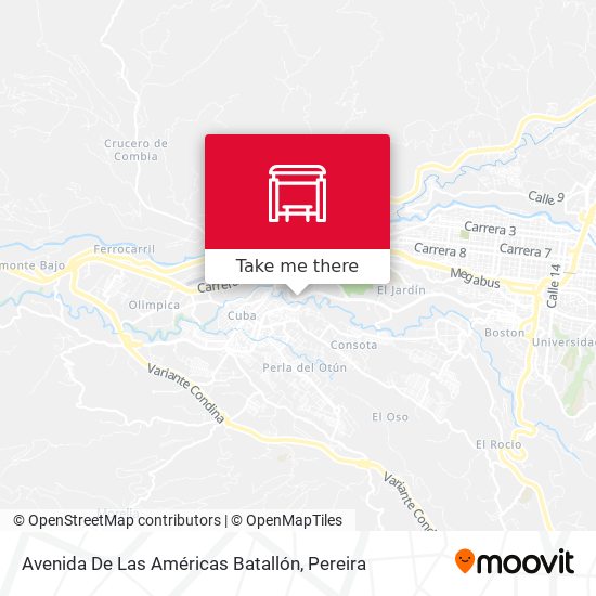 Mapa de Avenida De Las Américas Batallón