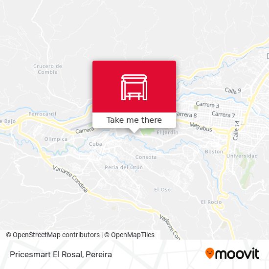 Pricesmart El Rosal map