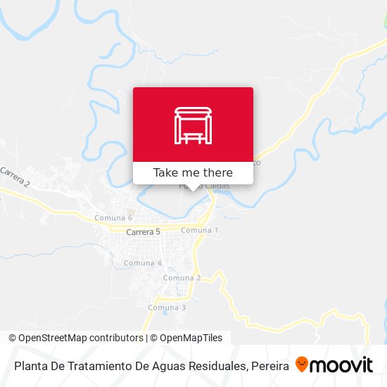 Mapa de Planta De Tratamiento De Aguas Residuales