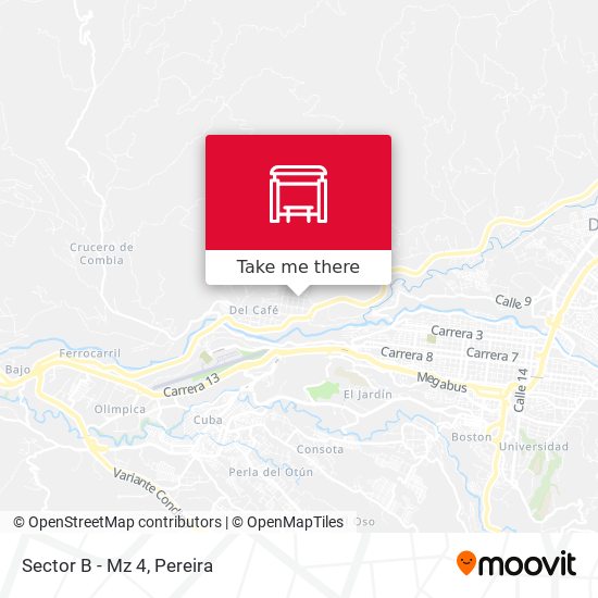 Mapa de Sector B - Mz 4