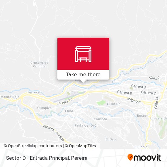 Mapa de Sector D - Entrada Principal