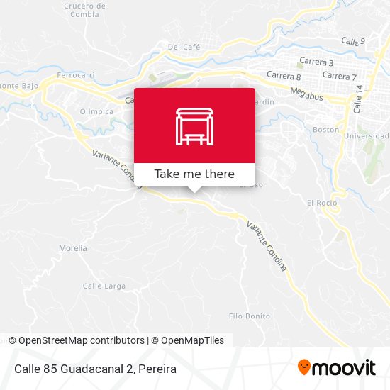 Mapa de Calle 85 Guadacanal 2