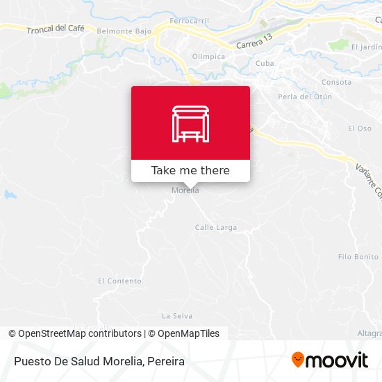 Puesto De Salud Morelia map