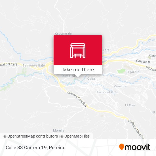 Calle 83 Carrera 19 map
