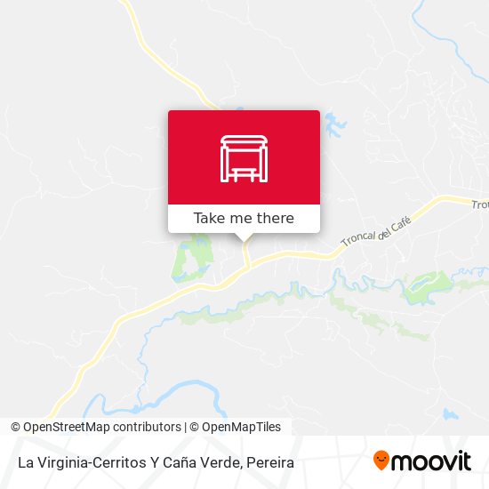 Mapa de La Virginia-Cerritos Y Caña Verde