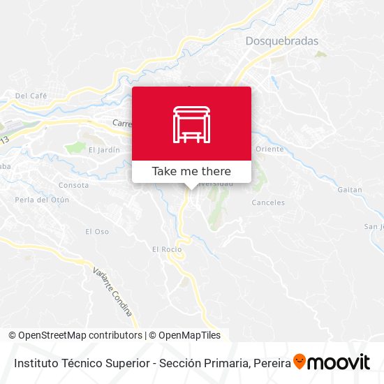 Instituto Técnico Superior - Sección Primaria map