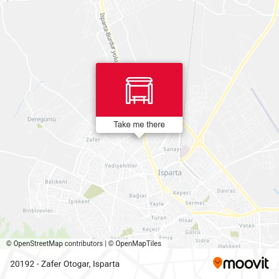 20192 - Zafer Otogar map