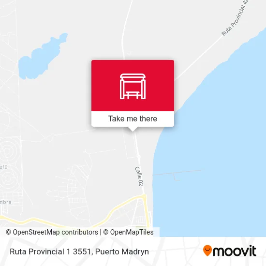 Ruta Provincial 1 3551 map